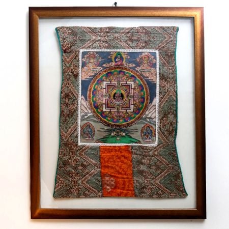 Abhay Mudra - Buddha Mandala Thangka
