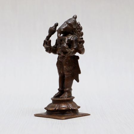 Premium Copper Statue of Lord Ganesha for Home DÃ©cor