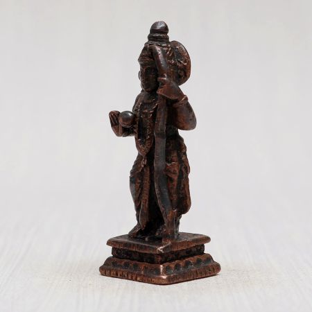 Premium Copper Statue of Lord Ram for Worship