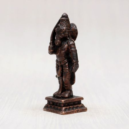Handcrafted Copper Statue of Lord Hayagriva for Decor