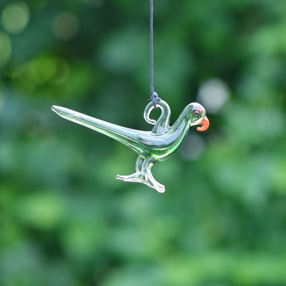 Animal Figurines Clear Glass Christmas Ornaments For Kids Set of 9 Pcs