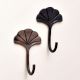 Antique Black Mushroom Wall Hooks - Pack of 2