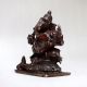 Handcrafted Copper Idol of Lord Ganesha for Home Temple