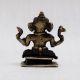Handmade Lord Ganesha Brass Statue for Home Temple
