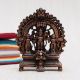 Handmade Lord Ram Darbar Copper Statue in Antique Finish