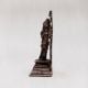 Vintage Copper Lord Balram Statue with Prabhavali for Decor