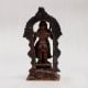 Vintage Copper Lord Balram Statue with Prabhavali for Decor