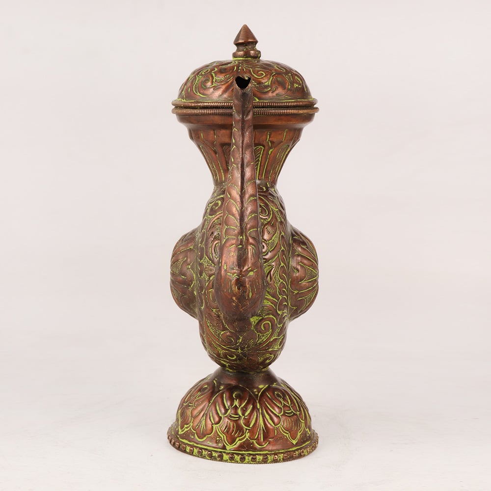 Vintage Copper Kettle in Islamic Art for Home & Office Decor