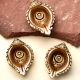 Conch Oil Lamp Diwali Diya Or Puja Lamps Pack of 3
