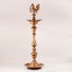 Antique Brown Peacock Oil Lamp Made of Premium Brass
