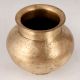 Handmade Indian Brass Holy Pot for Home Decor