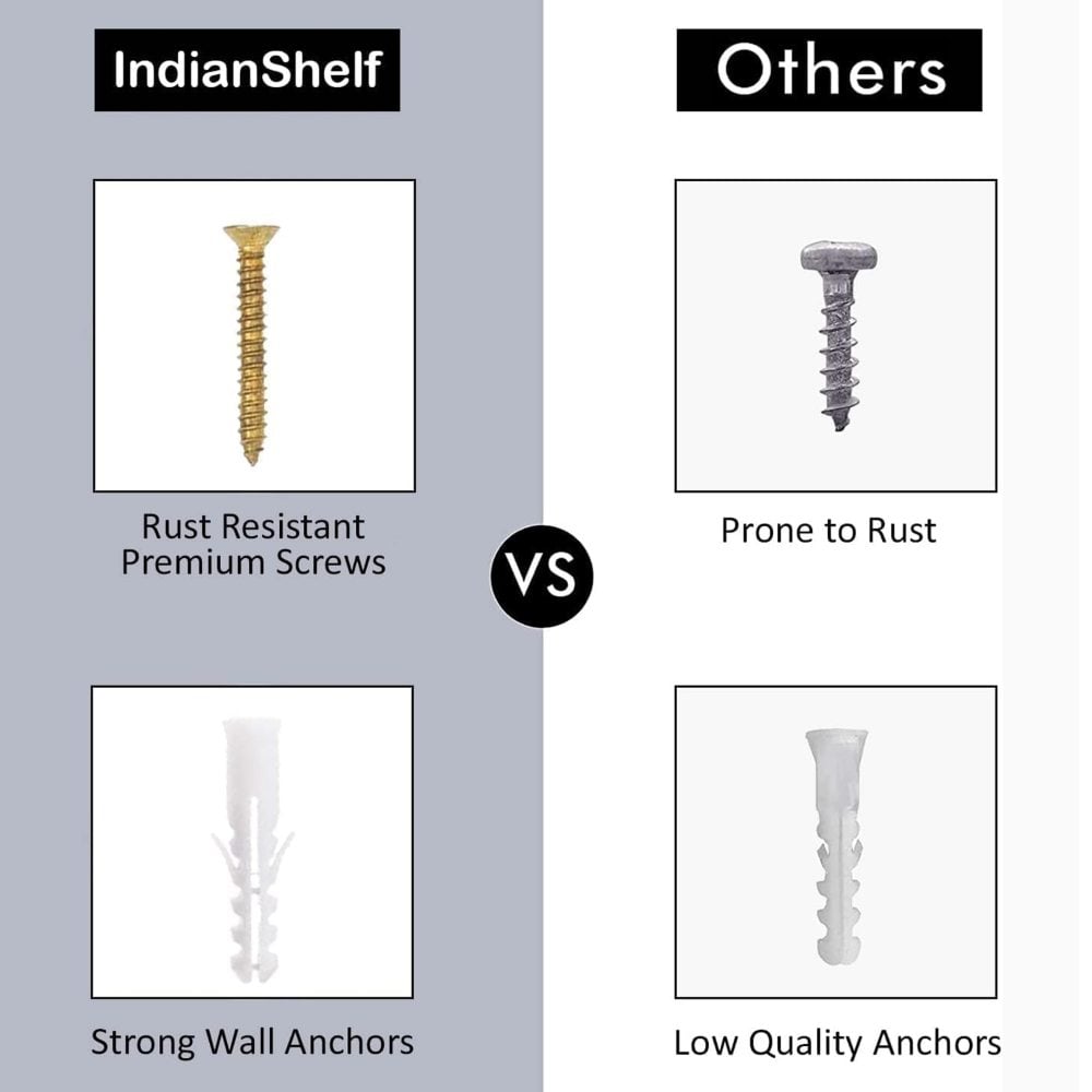 White Etched Ceramic Floral Iron Hooks-EHG-93