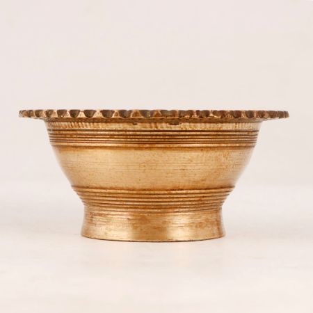 Handmade Small Brass Bowl in Antique Golden Finish
