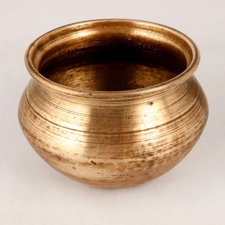 Finest Brass Holy Pot in Antique Brown Finish