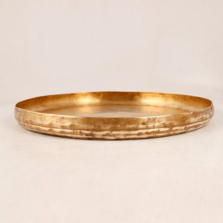 Handcrafted Premium Brass Plate for Home Decor