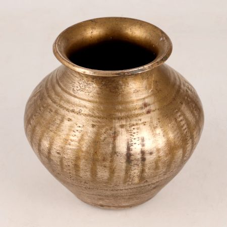 Vintage Brown Finish Water Pot for Home Decor