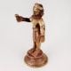 Small Brass Statue of Goddess Radha for Worship