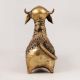 Tribal Nandi Statue Made of High-Quality Brass for Decor
