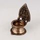 Handmade Small Brass Gajalakshmi Oil Lamp for Prayer Room
