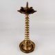 Antique Brown Oil Lamp Made of High-Quality Brass
