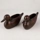 Handmade Brass & Copper Duck for Decoration in Pair of 2