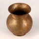 Antique Brown Brass Holy Water Pot for Rituals