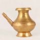 Glossy Golden Brass Water Pot with Spout
