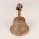 Bell Metal Engraved Temple Bell for Rituals