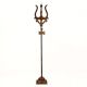 Handcrafted Antique Brown Trident Made of Brass