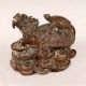 Handmade Brass Turtle Statue in Chinese Art