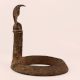 Handmade Vintage Brass Tribal Cobra in Naga Art