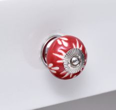 Red Etched Ceramic Knob-04