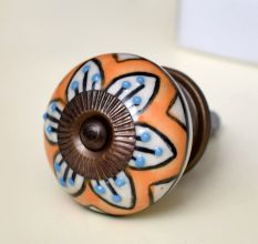 Mustard Flower Dresser Knob