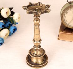 Handmade Vintage Brass Oil Lamp in Vintage Finish