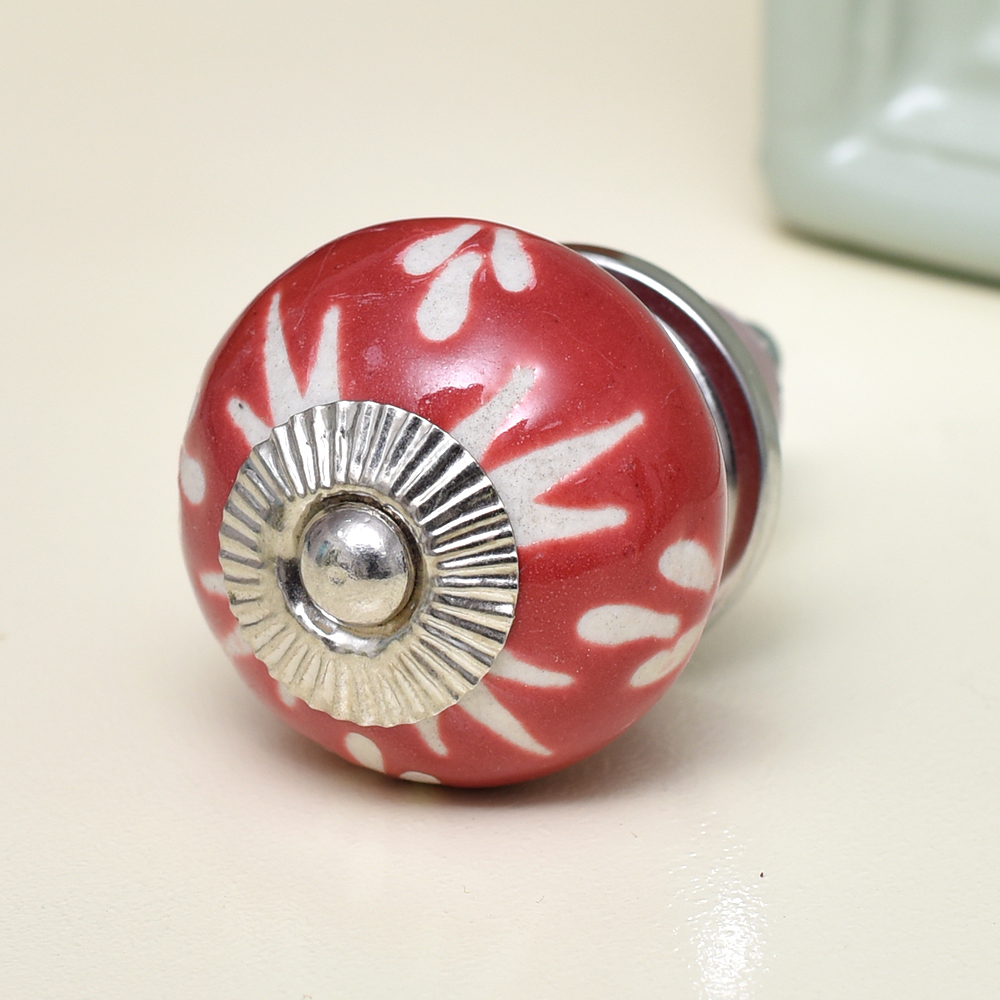 Red Etched Ceramic Knob-04