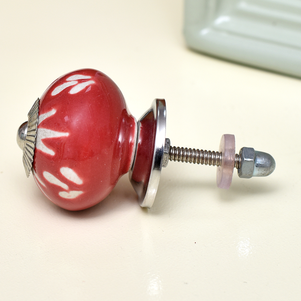 Red Etched Ceramic Knob-04