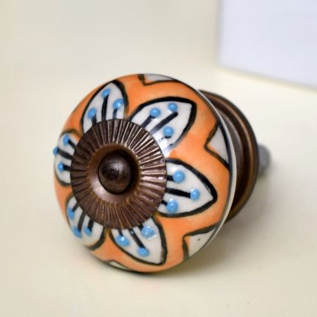 Mustard Flower Dresser Knob