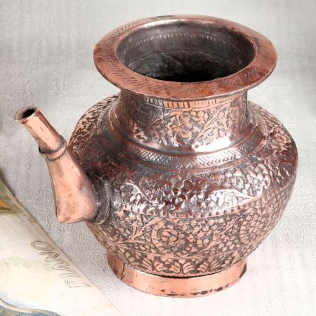 Finest Copper Water Pot with Spout for Decor