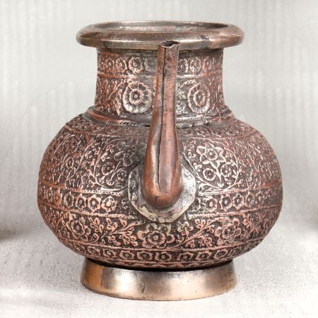 Vintage Copper Water Pot with Spout for Decoration