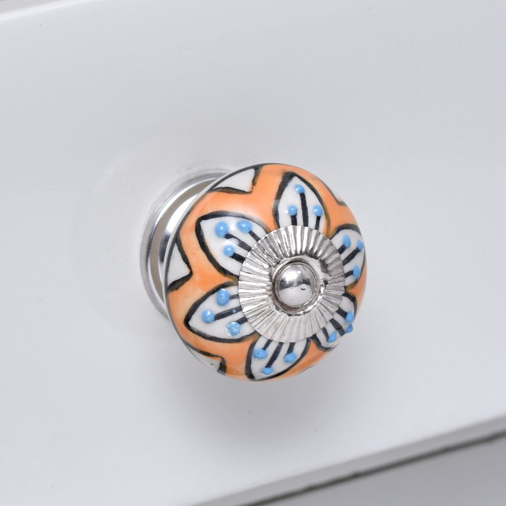 Mustard Flower Dresser Knob