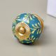 Yellow Leaf Ceramic Cabinet Knob