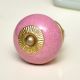 Pink-Black Crackle Ceramic Dresser Knob Online