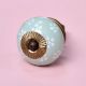 Sage Green Dotted Ceramic Cabinet Knob Online