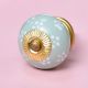 Sage Green Dotted Ceramic Cabinet Knob Online