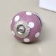 Purple Dotted Small Ceramic Knobs Online 