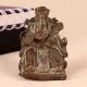 Antique Brown Brass Chinese God Statue for Decor