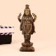 Lord Vishnu Brass Statue in Antique Brown Finish