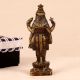 Lord Vishnu Brass Statue in Antique Brown Finish