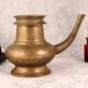 Brass Water Pot with Spout in Vintage Finish
