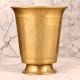 Vintage Handmade Brass Glass in Antique Golden Finish